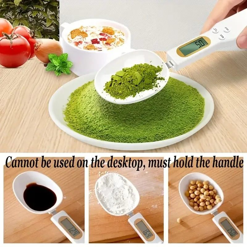 Digital Measuring Spoon Scale with LCD Display – 0.1g Precision Kitchen Food Scale