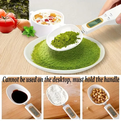 Digital Measuring Spoon Scale with LCD Display – 0.1g Precision Kitchen Food Scale