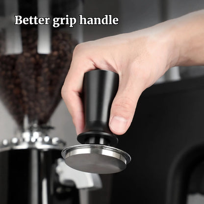 Stainless Steel Espresso Tamper with Calibrated Spring - Coffee Tamper