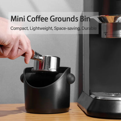 Coffee Knock Box for Espresso Grounds – Anti-Slip Espresso Waste Bin for Home Barista & Coffee Station