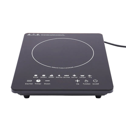 750W Portable Induction Cooktop with 8 Power Levels, Touch Control & 180-Minute Timer