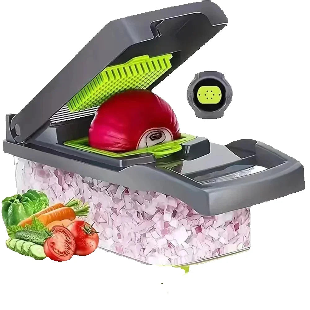 16 in 1 Vegetable Chopper Set with Slicer, Dicer, Grater, Peeler & Egg Separator