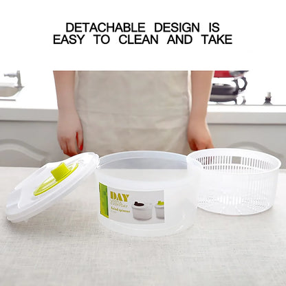 Salad Spinner Lettuce Washer & Vegetable Dryer Bowl for Fruits and Leafy Greens