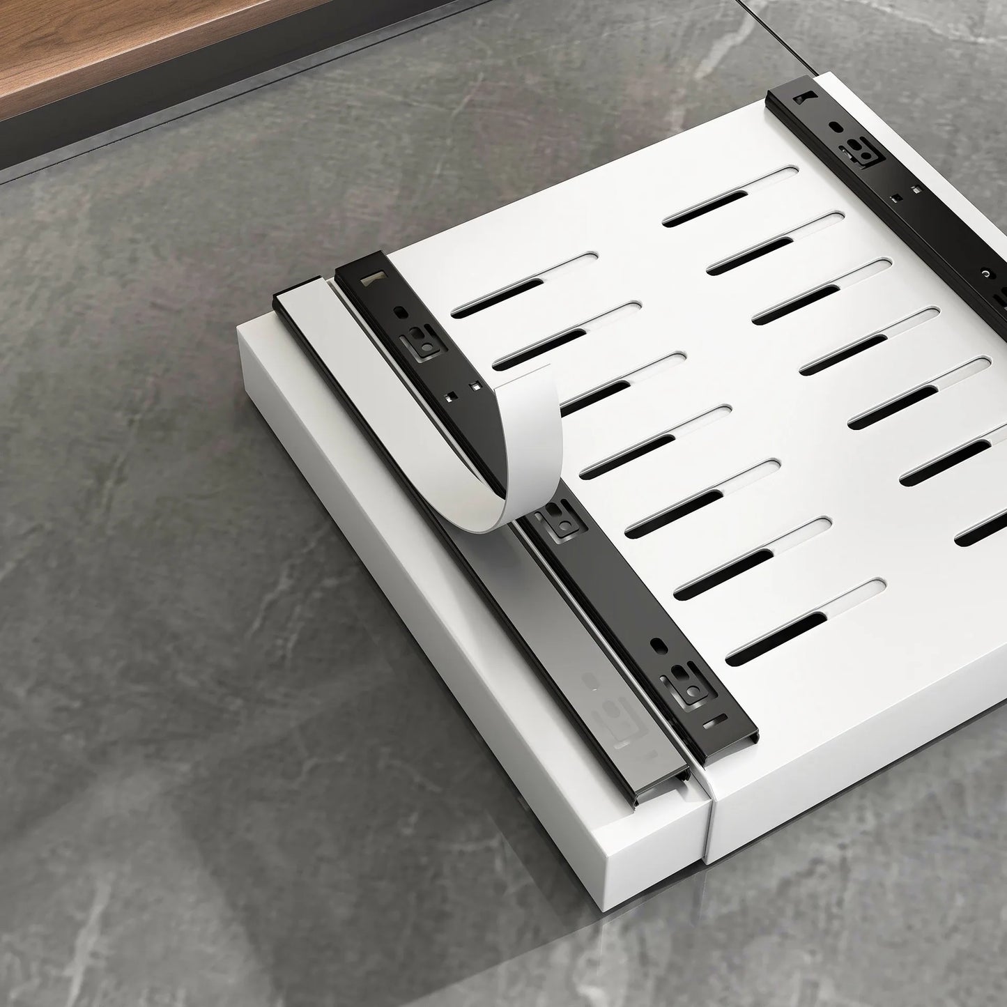 Expandable Pull Out Cabinet Organizer Shelf for Kitchen & Under Sink Storage