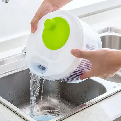 Salad Spinner Lettuce Washer & Vegetable Dryer Bowl for Fruits and Leafy Greens