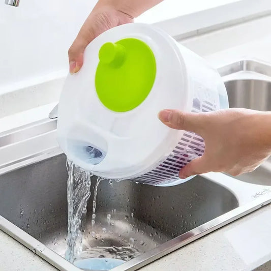 Salad Spinner Lettuce Washer & Vegetable Dryer Bowl for Fruits and Leafy Greens