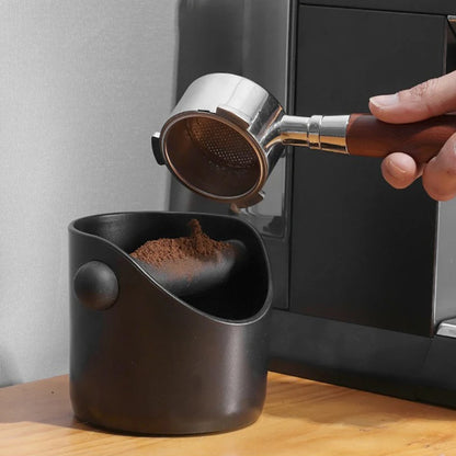 Coffee Knock Box for Espresso Grounds – Anti-Slip Espresso Waste Bin for Home Barista & Coffee Station