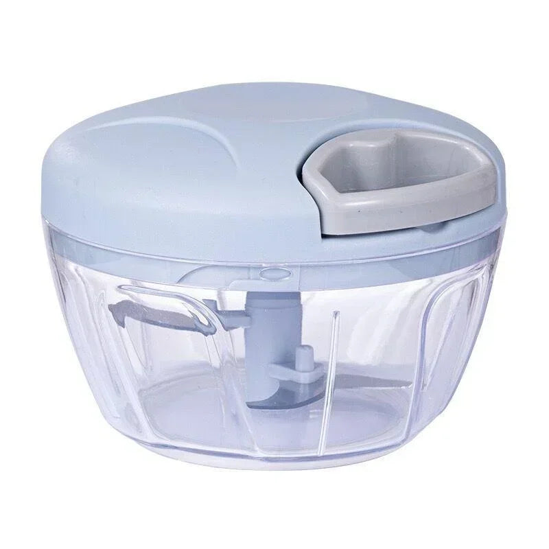 Manual Vegetable Chopper & Garlic Crusher with Stainless Steel Blades Food Processor