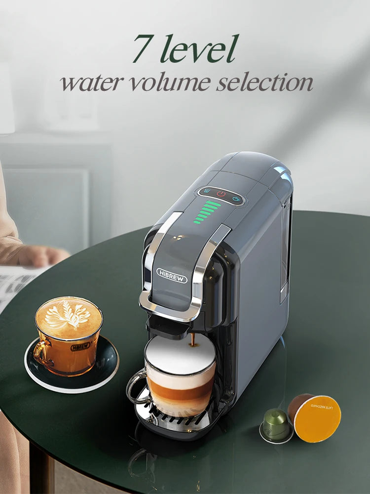 5-in-1 Capsule Espresso Coffee Machine with Hot & Cold Brew