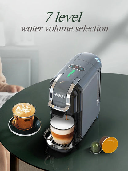 5-in-1 Capsule Espresso Coffee Machine with Hot & Cold Brew