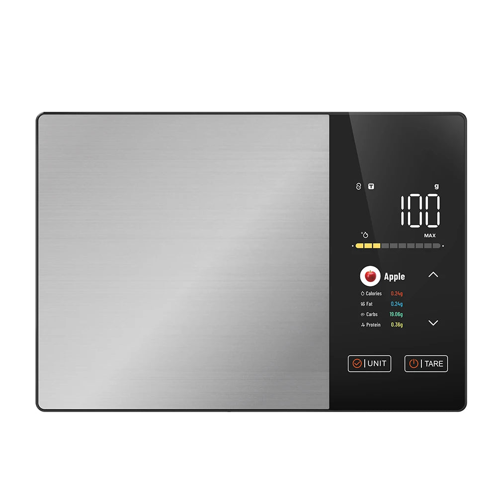 Smart Digital Kitchen Food Scale with Calorie Counter & Nutrition Tracking App