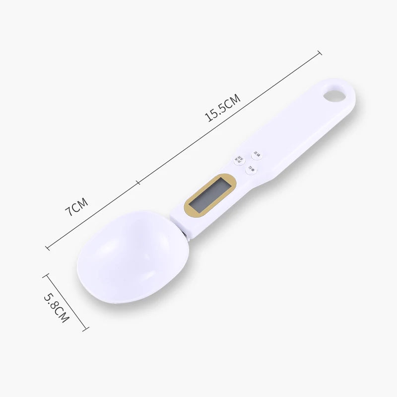 Digital Measuring Spoon Scale with LCD Display – 0.1g Precision Kitchen Food Scale