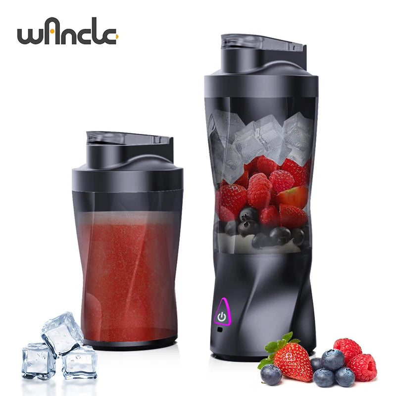 700ML Portable USB Rechargeable Blender Bottle for Smoothies, Protein Shakes & Fresh Juice