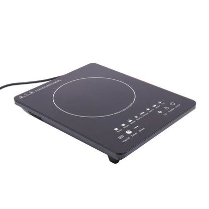 750W Portable Induction Cooktop with 8 Power Levels, Touch Control & 180-Minute Timer