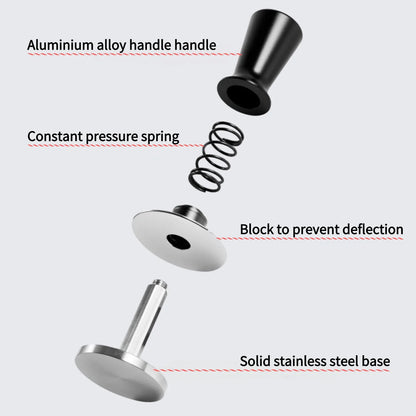 Stainless Steel Espresso Tamper with Calibrated Spring - Coffee Tamper