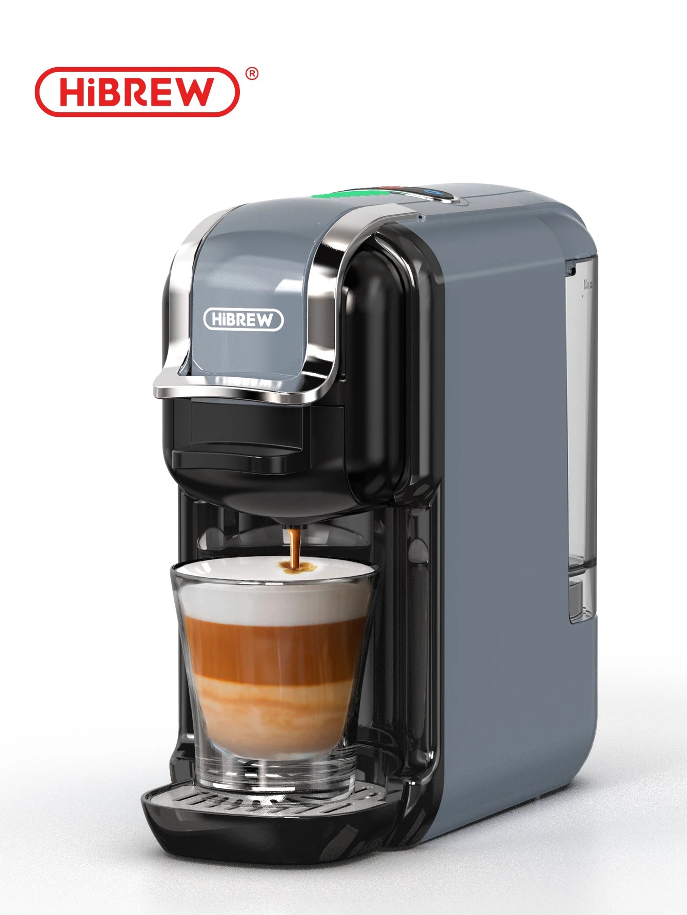 5-in-1 Capsule Espresso Coffee Machine with Hot & Cold Brew