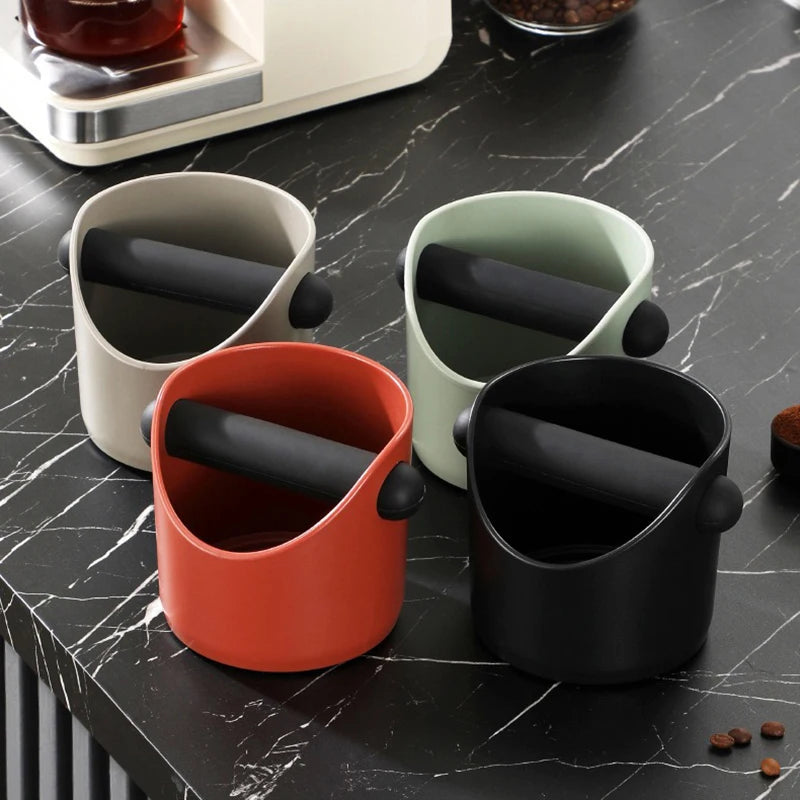 Coffee Knock Box for Espresso Grounds – Anti-Slip Espresso Waste Bin for Home Barista & Coffee Station