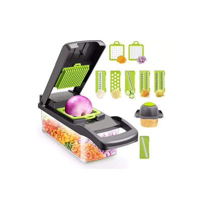 16 in 1 Vegetable Chopper Set with Slicer, Dicer, Grater, Peeler & Egg Separator